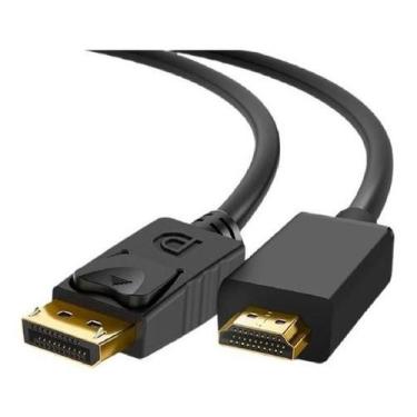 Imagem de Cabo Adaptador Displayport Para Hdmi 4k Dp Hdmi 1,8 Metros - New, Disp