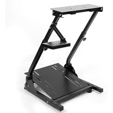 Imagem de Suporte ajustável para volante de corrida para montagem de câmbio profissional para acessórios de videogame de coquetel simulador de corrida Logitech G25, G27, G29, G920 e G920, pedais de roda de câmbio não incluídos