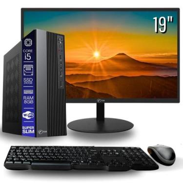 Imagem de Computador TOB Slim Completo Compacto Intel Core i5 SSD 240GB Memória 