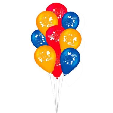 Imagem de 25 Balões Bexigas Sonic decoração festa mais brilho e resistência - Re