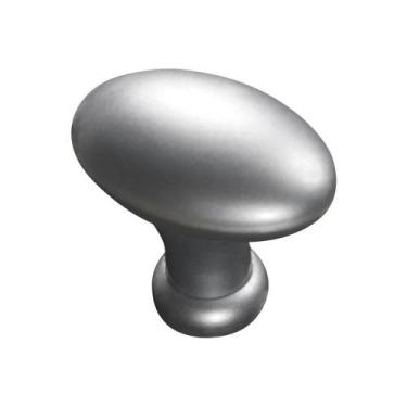 Imagem de Puxador Móveis Armário Cordoba P Cinza -10 Unidades - ACHEI UTILIDADES