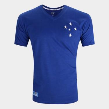 Imagem de Camisa Cruzeiro RetrôMania Libertadores 1976 I Masculina, Azul, P