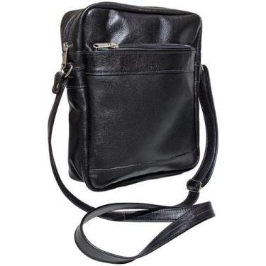 Imagem de Shoulder Bag Masculina Em Couro Bolsa Tiracolo Capanga - Art Minas Cou