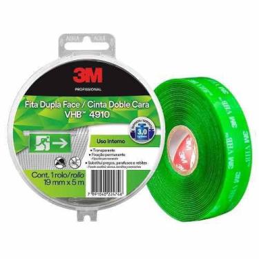 Imagem de Fita Dupla Face Transparente Vhb 4910 3m 19mm X 5 Metros