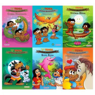 Imagem de Kit turma da mônica - lendas folclóricas brasileiras para ler - 6 vol 