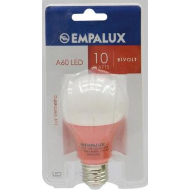 Imagem de Lampada De Led Colorida De 10w Empalux - Vermelha, Bivolt, Led, Led, L