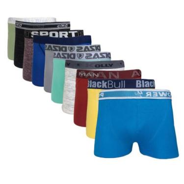 Imagem de kit 3 cuecas box boxer microfibra masculina atacado revenda TB moda fi