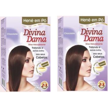 Imagem de Hene em po jaborandi 50gr chocolate divina dama, 02-100GR