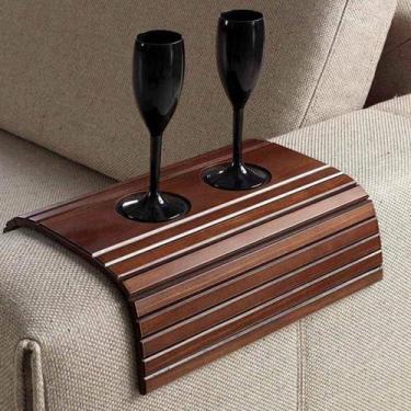 Imagem de Suporte para Copos e Controle no Sofá Decorativo e Estiloso - BlackWat