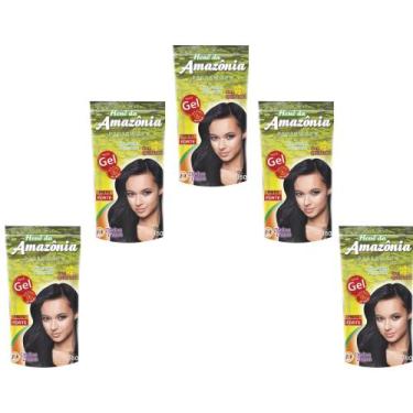 Imagem de Hene em gel amazonia 180gr pouch preto forte (preto azulado) - DIVINA 