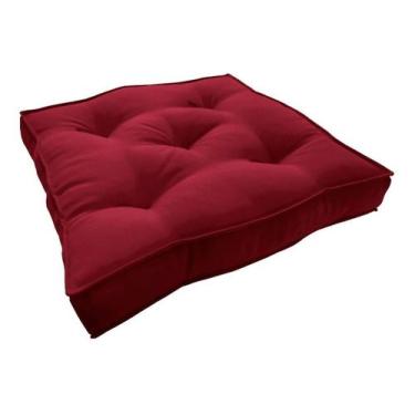 Imagem de Almofada Futton Turco 42x42cm - Vinho - FASTLAR