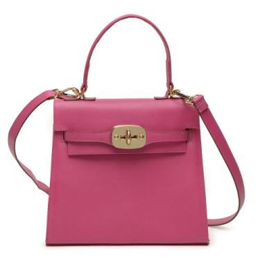 Imagem de Bolsa Feminina Mão Transversal Napa Floater Bia - Miah Flor, Azaleia, 