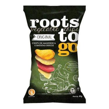 Imagem de Kit C/04 Chips Mandiocas E Batatas Doces 45g Roots To Go