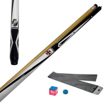 Imagem de Taco de Sinuca Oficial do Vasco V5 Desmontável Tacos Brasil