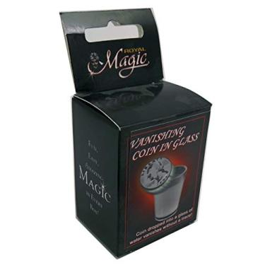 Imagem de Royal Magic Moeda desaparecendo em vidro truque mágico de Vanish a Coin sem truques de mão.