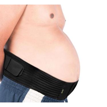 Imagem de Cinta Elástica Abdominal Obeso Suporte Barriga - Artipé, P