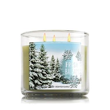 Imagem de Bath & Body Fresh Balsam 3 velas de pavio 411 g (pacote com 2)