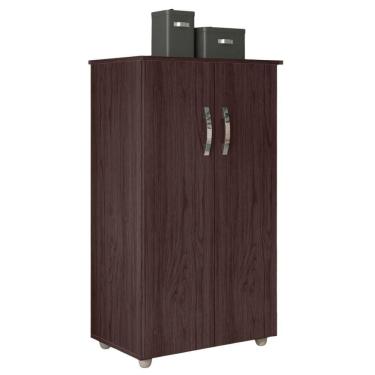 Imagem de Armário Multiuso Rosana 2 Portas Castanho Ajl