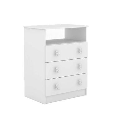 Imagem de Cômoda Nino 3 GV Branco - DJD Móveis