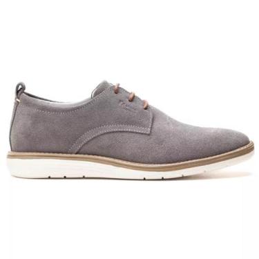 Imagem de Sapato Sapatênis Masculino Couro bovino Comfort 7001 - Ranster, Cinza,