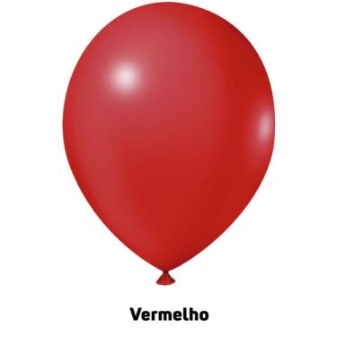 Imagem de Balão Profissional 9'' - Pct. 50 Unid - BP Balões Personalizados, Verm