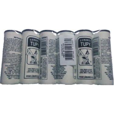 Imagem de Pacote com 6 Corantes de Roupas Tinta Preta Tupy - Produto Nacional