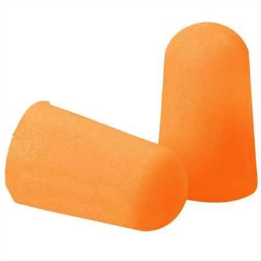 Imagem de Protetor Auricular 3m Espuma Ouvidos Abafador 1100 20 Pares, Laranja