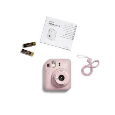 Imagem de Câmera Fujifilm Instax Mini 12 Rosa Gloss  Modo Selfie, Rosa Gloss