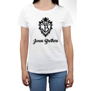 Imagem de Camiseta BabyLook Feminina Jonas Brothers Pop Rock - SEMPRENALUTA, Bra