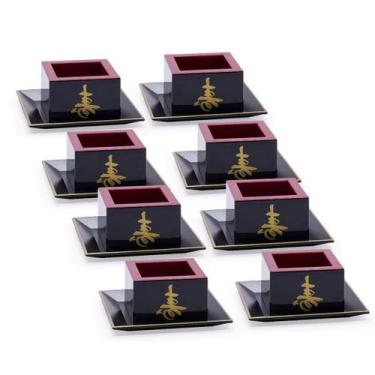 Imagem de Kit C/ 8 Copos Sake Massu Saque Ideograma Japonês 65ml - AC
