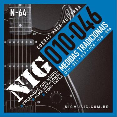 Imagem de Encordoamento p/ guitarra nig (0.10) n-64