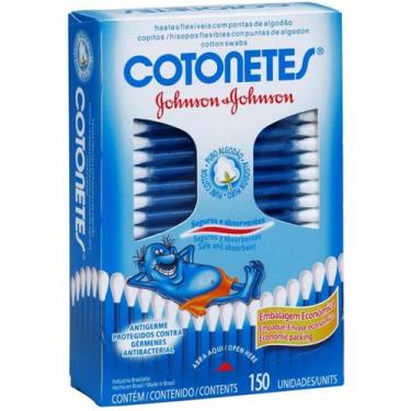 Imagem de Hastes Flexíveis Cotonetes 150 Unidades - JOHNSON & JOHNSON