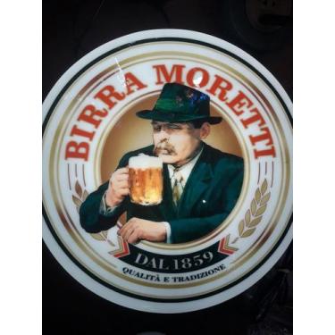 Imagem de Luminoso Cerveja Birra Moretti p/ Bar Boteco Churrasqueira Garagem - A