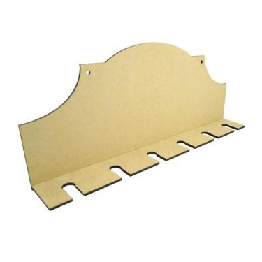 Imagem de Porta Taça 6 Unidade Decoração 60x25 Mdf Madeira - Atacadão do Artesan