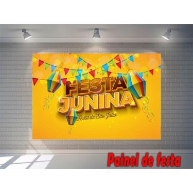 Imagem de Painel de Festa Junina Quermesse São João - shopp do adesivo 