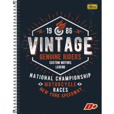 Imagem de Caderno Espiral Capa Dura Universitário 1 Matéria D+ - 96 folhas Vinta