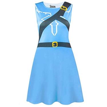 Imagem de Vestido fantasia The Legend of Zelda Breath of The Wild, Azul, Large