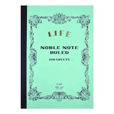Imagem de IPPINKA LIFE Noble Note pautado, B5, 8 mm, inclui 100 folhas, papel excepcional, 18 x 25 x 1,5 cm, feito no Japão, forrado