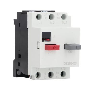 Imagem de Disjuntor Em Caixa Moldada, Protetor de Motor de Montagem Em Trilho 3P para Eletrodomésticos, Equipamentos Mecânicos, AC380V 20A (6,3-10A)