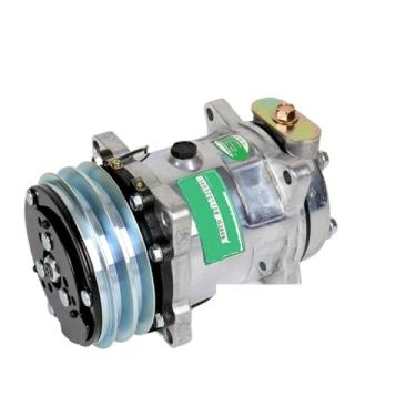 Imagem de Bomba compressora de ar condicionado automotivo, 1 peça, 12/24v, para sistema de ar condicionado automotivo, bomba de ar frio de uso geral modificado(T)