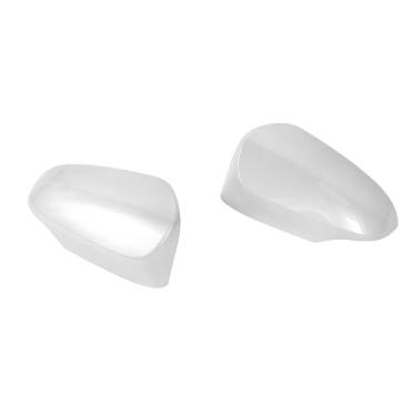 Imagem de Tampa do Espelho Retrovisor 87945-02420 de Alta Resistência à Prova de Intempéries Esquerda Direita Tampa do Espelho Porta Externa do Carro (Prata)