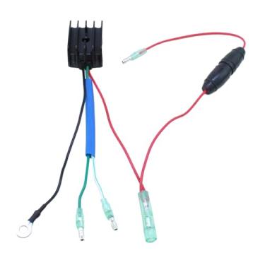 Imagem de Regulador de tensão retificador externo adequado para motor de popa Yamaha 25HP 30HP 40HP 70HP 1984-2001 Substituição 6G1-81970-61 6G18197061 6G1-81970-62