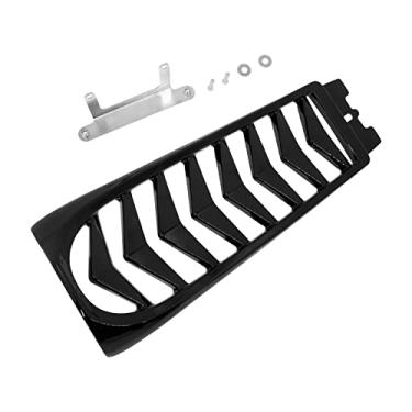 Imagem de HDBUBALUS Spoiler de Queixo Frontal Inferior Preto Air Dam Carenagem Capa para Harley Softail Street Bob Breakout Fat Bob 2018-2021