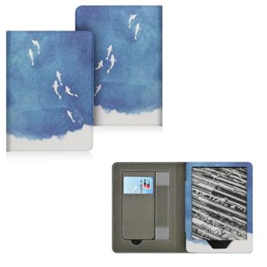 Imagem de enoxboo Capa para Kindle Oasis de 7 Polegadas 10ª/9ª 2019/2017 - Capa com Auto Sleep Wake, Slot para Cartão, Recurso de Alça de Mão, Modelo Nº S8IN4O/CW24WI