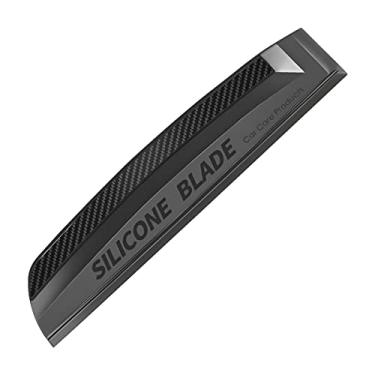 Imagem de Moioee Rodo de janela de carro, lâmina de silicone macio para limpeza de água, limpador de água de vidro automático profissional de uma peça, limpador de raspador de água de 30 cm para espelho de portas de chuveiro, uso de secagem em casa