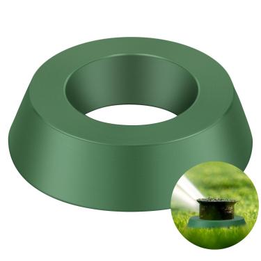 Imagem de Yaomiao Protetor de cabeça de aspersor de plástico de 15 cm, protetor de spray de irrigação de nylon verde rosquinha, reduz danos ao sistema de irrigação de carros e cortadores de grama, para uso em