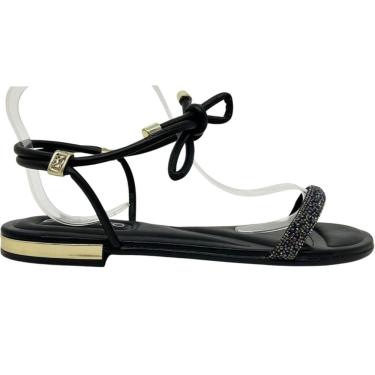 Imagem de Sandália Feminina Rasteira Causal Social Dia a Dia Passeio Trabalho com Strass Conforto Beira Rio 8263.974