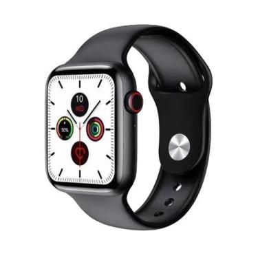 Imagem de SmartWatch Inteligente 44mm Bluetooth Android e IOS Series 5 Preto - S