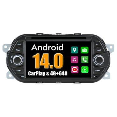 Imagem de RoverOne Central Multimídia para Fiat Tipo Egea 2015 2016 2017 2018 com CarPlay Android Auto Navegação GPS Bluetooth Radio Estéreo WiFi