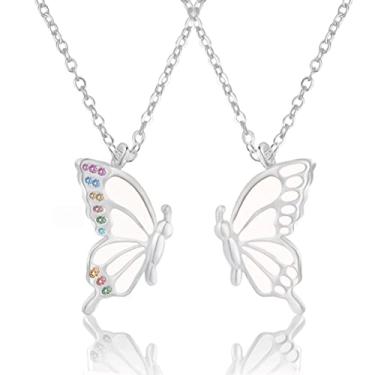 Imagem de JINOSSV Colar Best Friend para 2 meninas adolescentes mulheres 2 - colar de amizade colar de amizade colar de melhor amigo colar combinando para melhores amigas presentes de aniversário Natal